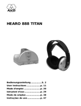 AKG HEARO 888 TITAN El manual del propietario