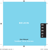 Belkin TUNEBASE FM TRANSMETTEUR POUR IPOD NANO 2G #F8Z136EABLK El manual del propietario