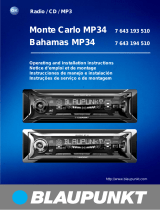 Blaupunkt Monte Carlo MP34 Manual de usuario