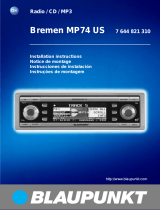 Blaupunkt BREMEN MP74 US El manual del propietario