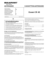 Blaupunkt ESSEN CR 43 El manual del propietario