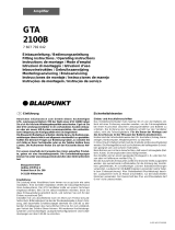 Blaupunkt GTA 2100B El manual del propietario