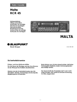 Blaupunkt MALTA RCR 45 El manual del propietario