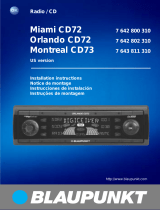 Blaupunkt ORLANDO CD72 US El manual del propietario