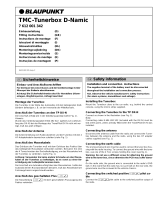 Blaupunkt TMC-TUNERBOX D-NAMIC El manual del propietario