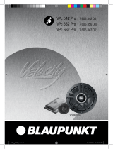 Blaupunkt VELOCITY VPC662 PRO El manual del propietario