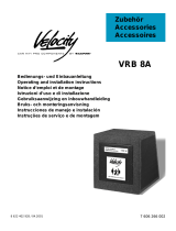 Blaupunkt VELOCITY VRB 8A El manual del propietario