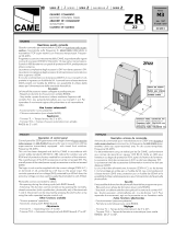CAME ZR22 El manual del propietario