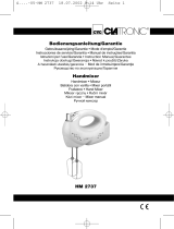 Clatronic HM 2737 El manual del propietario