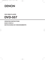 Denon DVD-557 Manual de usuario