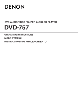 Denon DVD-757 Manual de usuario