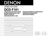 Denon DCD-F101 El manual del propietario