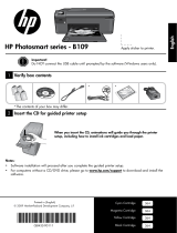HP PHOTOSMART B109A El manual del propietario