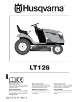 Husqvarna LT126 El manual del propietario