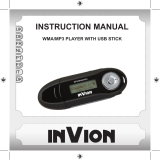 Invion WMA MP3 PLAYER WITH USB STICK El manual del propietario