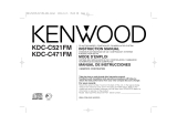 Kenwood KDC-C521FM - CD Changer With RF Modulator Manual de usuario
