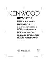 Kenwood KDV-S220P Manual de usuario