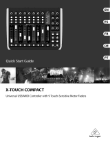 Behringer X-TOUCH COMPACT El manual del propietario