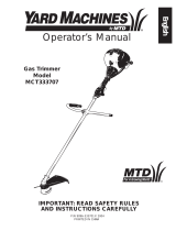 MTD MCT333707 El manual del propietario