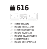 NAD 616 El manual del propietario