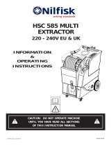 Nilfisk HSC585 El manual del propietario
