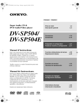 ONKYO DV-SP504E El manual del propietario