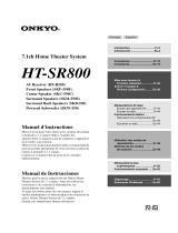 ONKYO HT-SR800 El manual del propietario