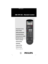 Philips SBC RP 421 Fernbedienung Manual de usuario