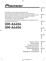 Pioneer GM-A4604 Manual de usuario