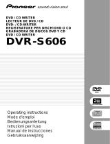 Pioneer DVR-S606 El manual del propietario