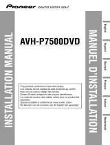Pioneer AVH-P7500DVD El manual del propietario