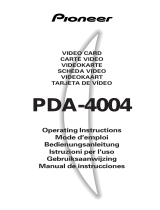 Pioneer PDA-4004 El manual del propietario