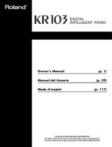 Roland KR103 El manual del propietario
