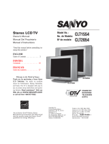 Sanyo CLT-1554 Manual de usuario