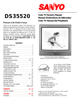 Sanyo DS35520 El manual del propietario
