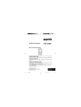 Sanyo TRC-540M El manual del propietario