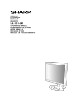 Sharp LL-151-3D El manual del propietario