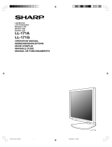 Sharp LL-171A/171G Manual de usuario