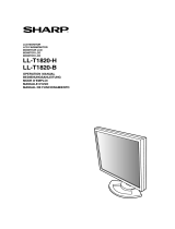 Sharp LL-T1820H/B Manual de usuario