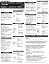 Sharp EL-371S El manual del propietario