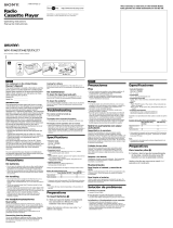 Sony WALKMAN FX277 Manual de usuario