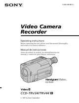 Sony CCD-TRV44 Manual de usuario