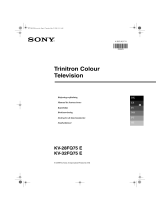 Sony KV-32FQ75E El manual del propietario
