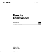 Sony RM-LP204 El manual del propietario