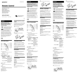 Sony RM-MC35ELK Manual de usuario