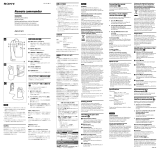 Sony RM-PCM1 El manual del propietario