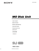 Sony RMO-S561 El manual del propietario