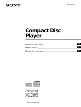 Sony CDP-XE220 El manual del propietario