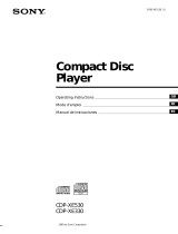 Sony CDP-XE330 Manual de usuario