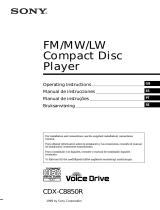 Sony CDX-C8850R El manual del propietario